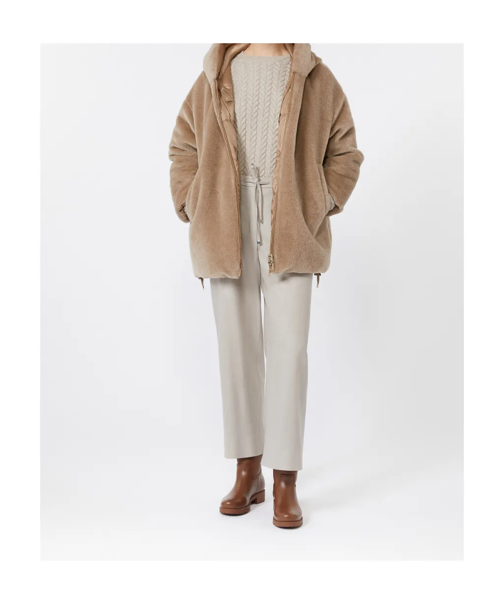 The Cube Olivia Reversible Zip-Up Hooded Coat