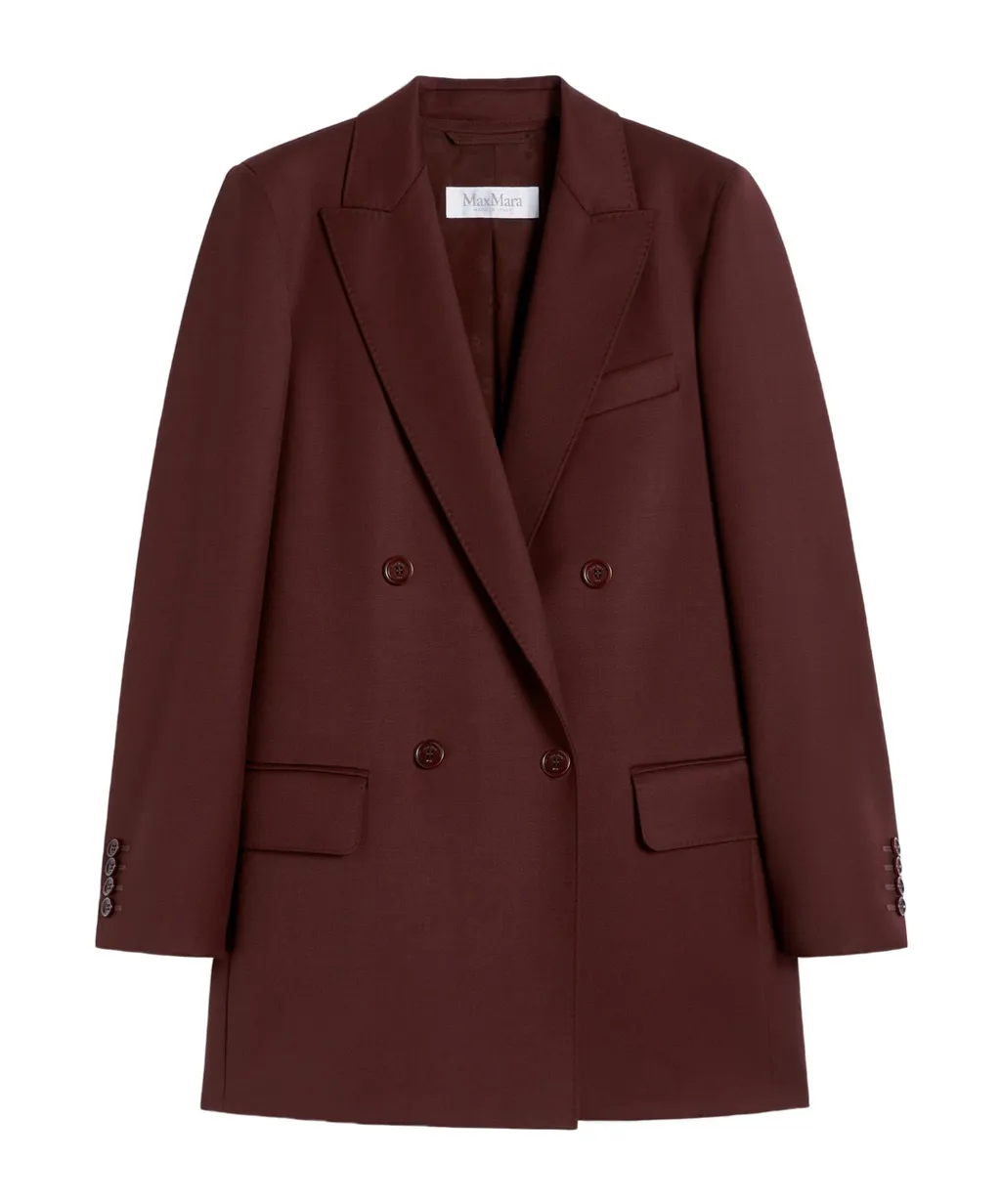 Double Breasted Button-Up Blazer