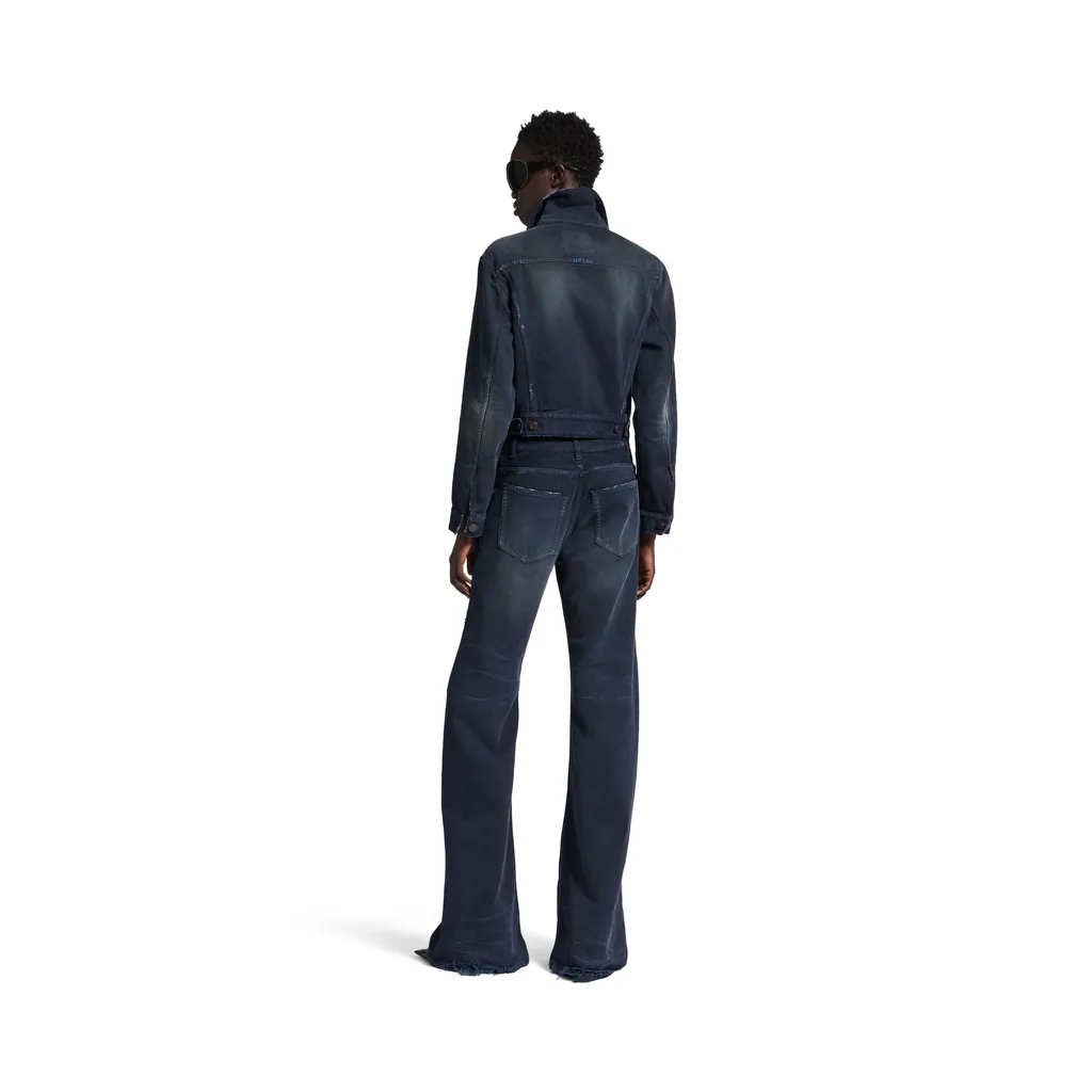 Curved Waistband Jacket