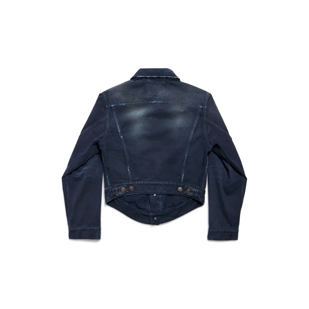 Curved Waistband Jacket
