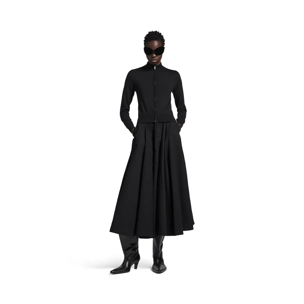 Godet Maxi Skirt