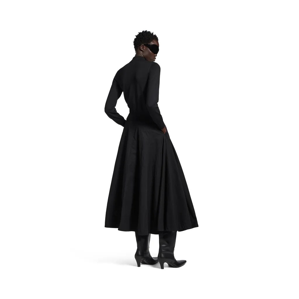 Godet Maxi Skirt