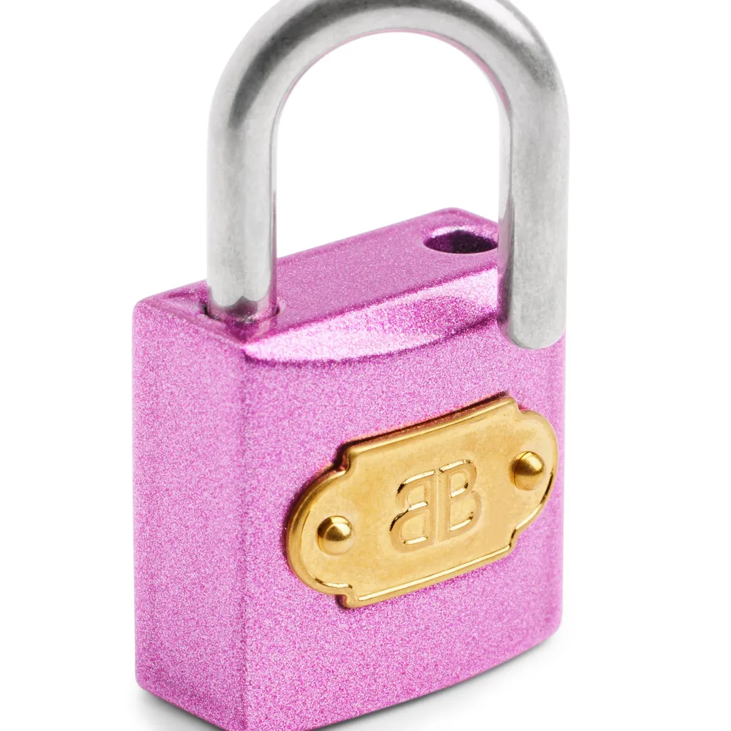 Bb Padlock Charm/Keychain