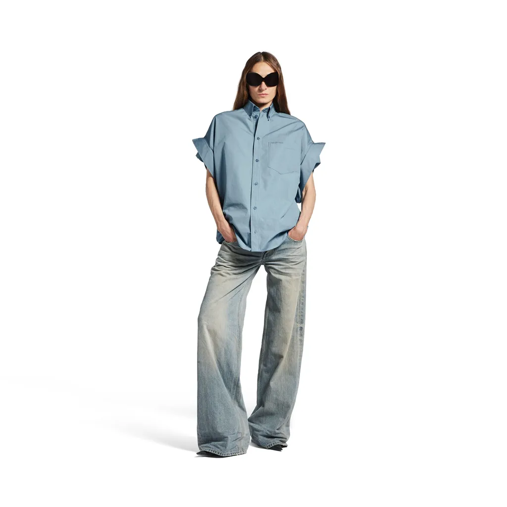 Tucked Sleeve Shirt
