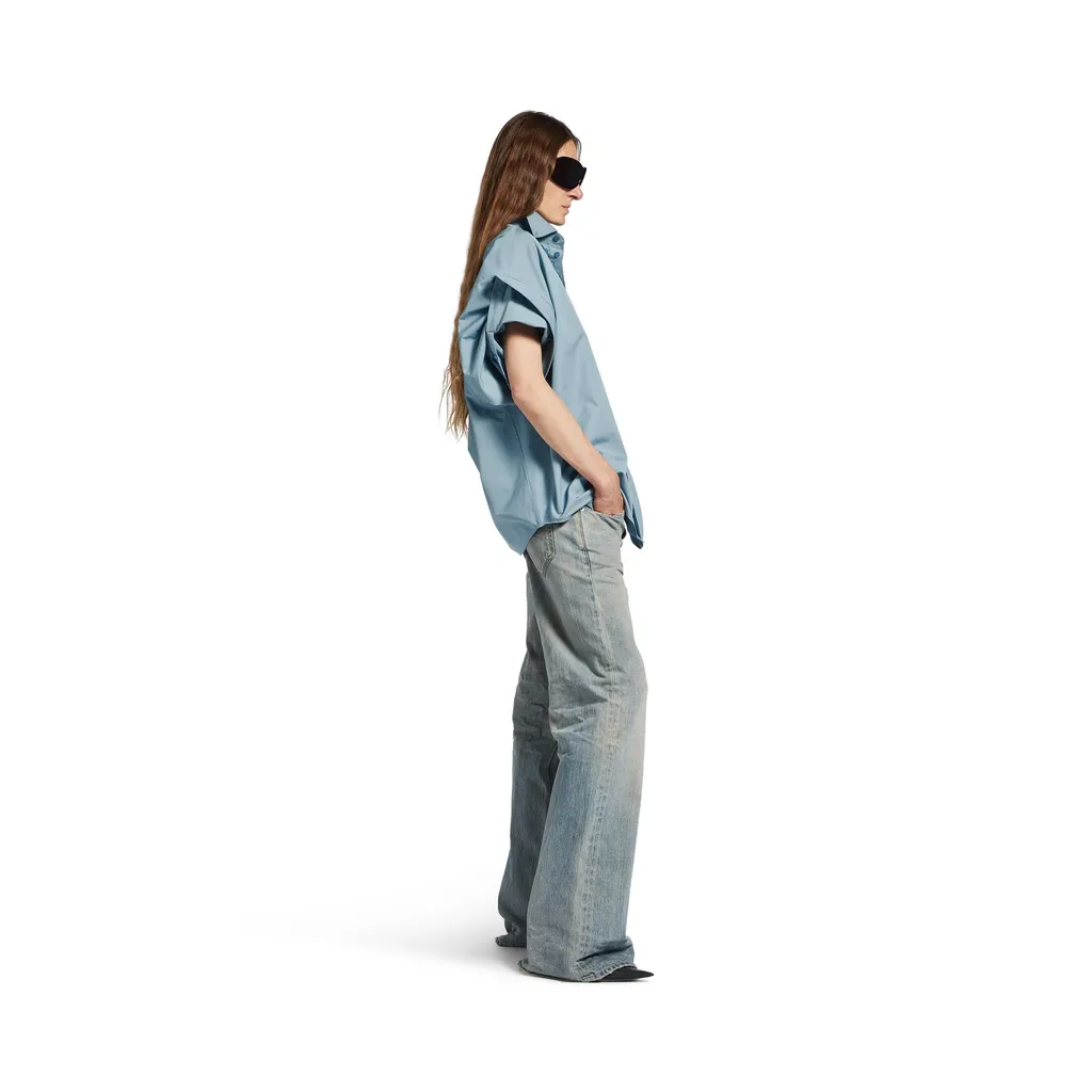 Tucked Sleeve Shirt