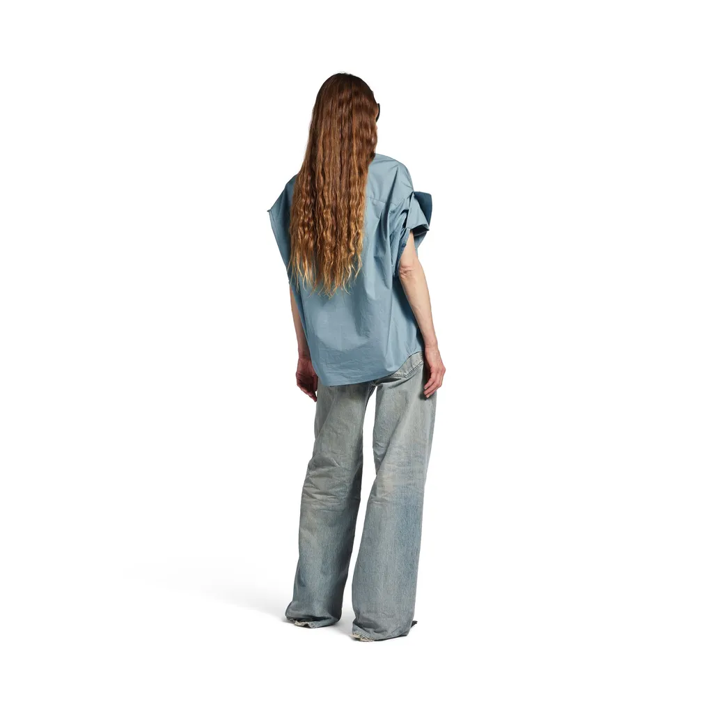 Tucked Sleeve Shirt