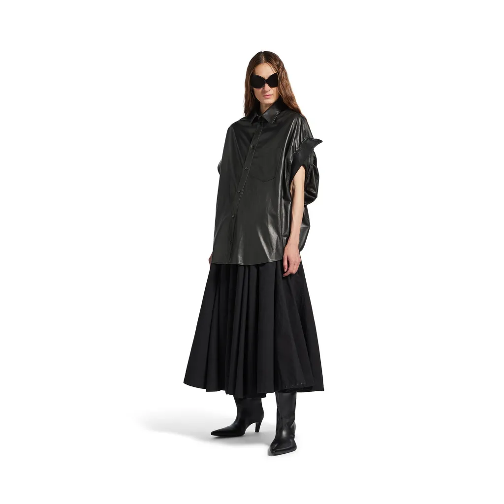 Tucked Sleeves Shirt