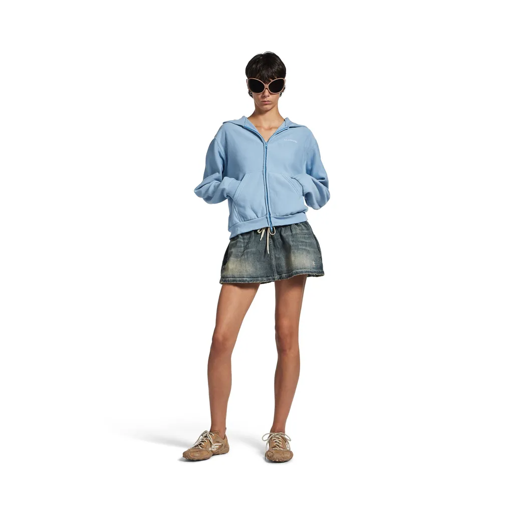 Back Zip-Up Hoodie Regular Fit