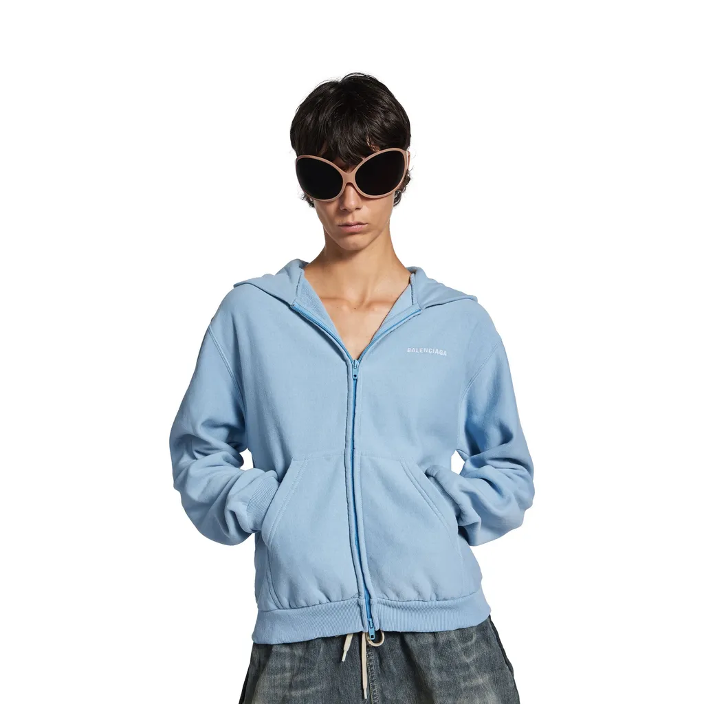 Back Zip-Up Hoodie Regular Fit