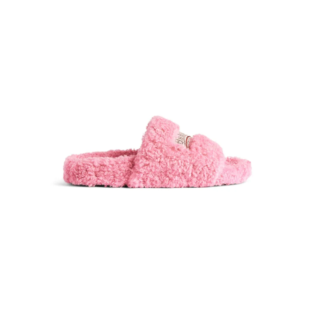 Furry Slide Sandal