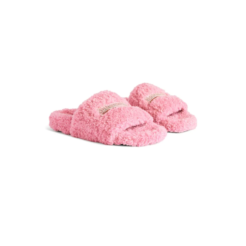 Furry Slide Sandal