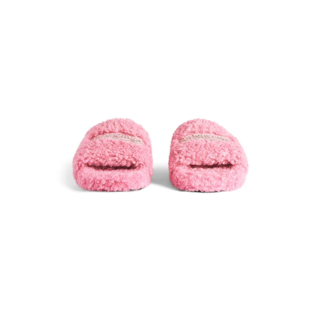 Furry Slide Sandal