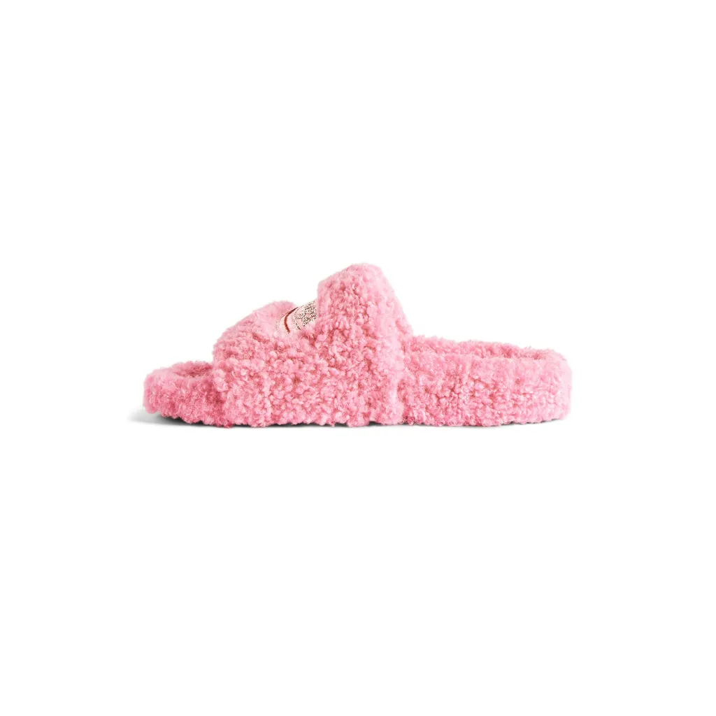 Furry Slide Sandal