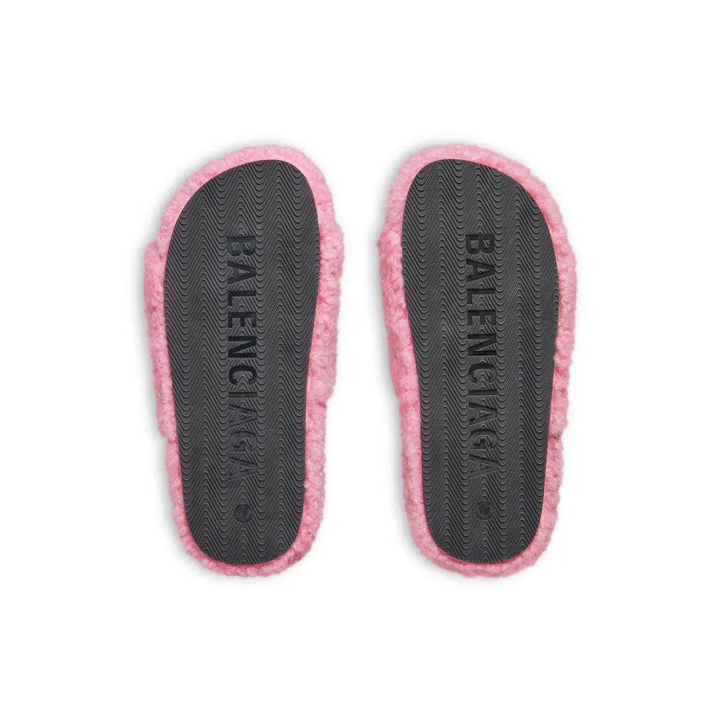 Furry Slide Sandal