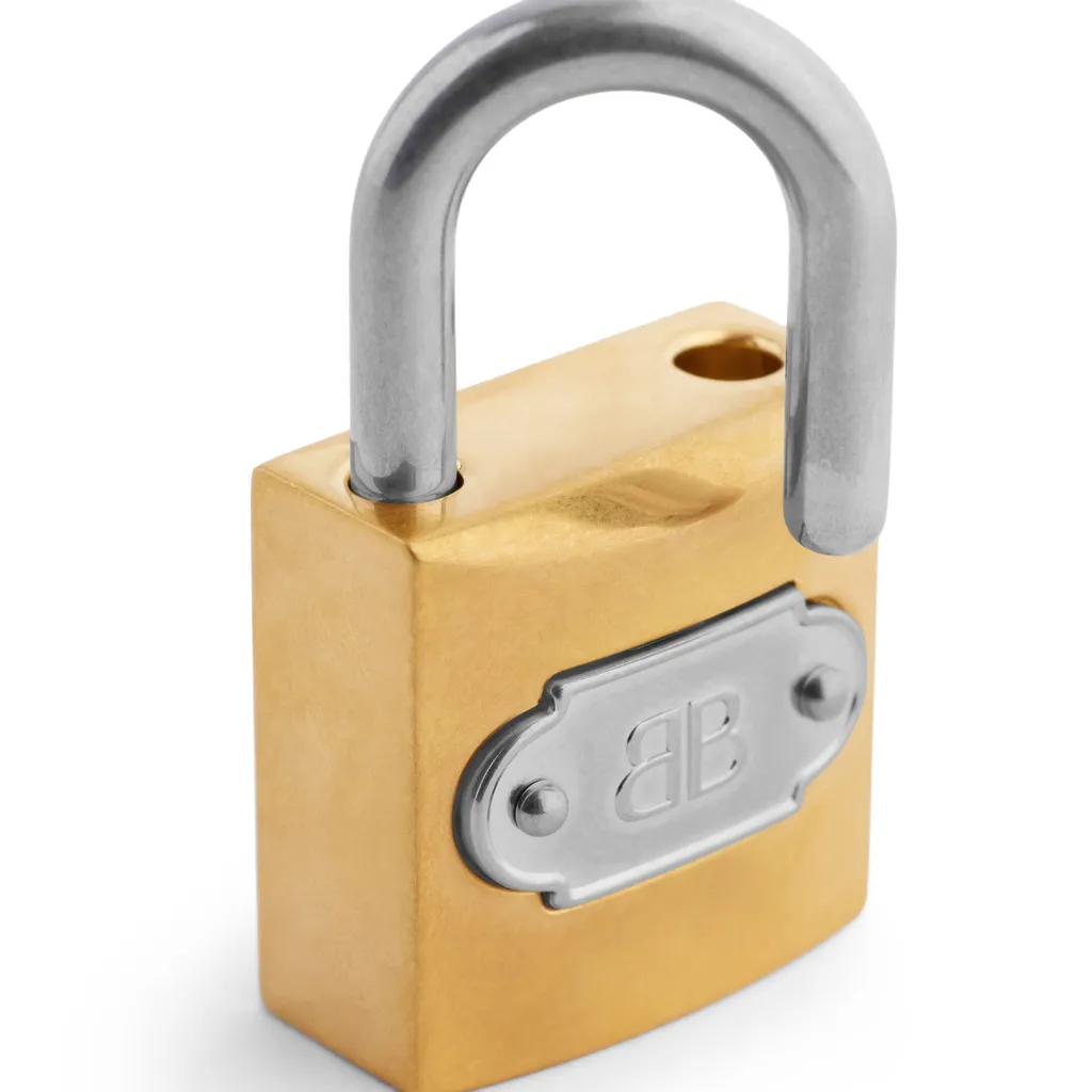 Bb Padlock Charm/Keychain