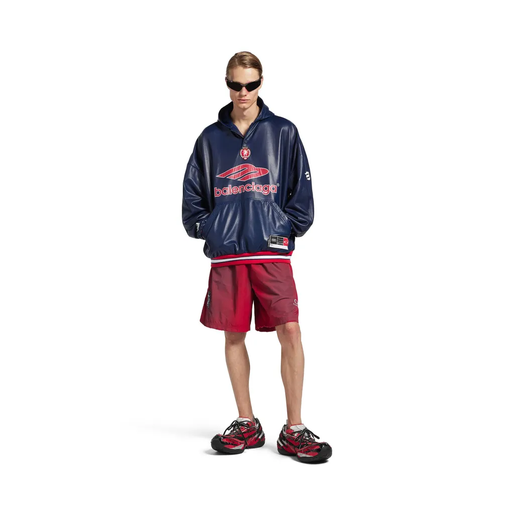 3B Football Polo Hoodie