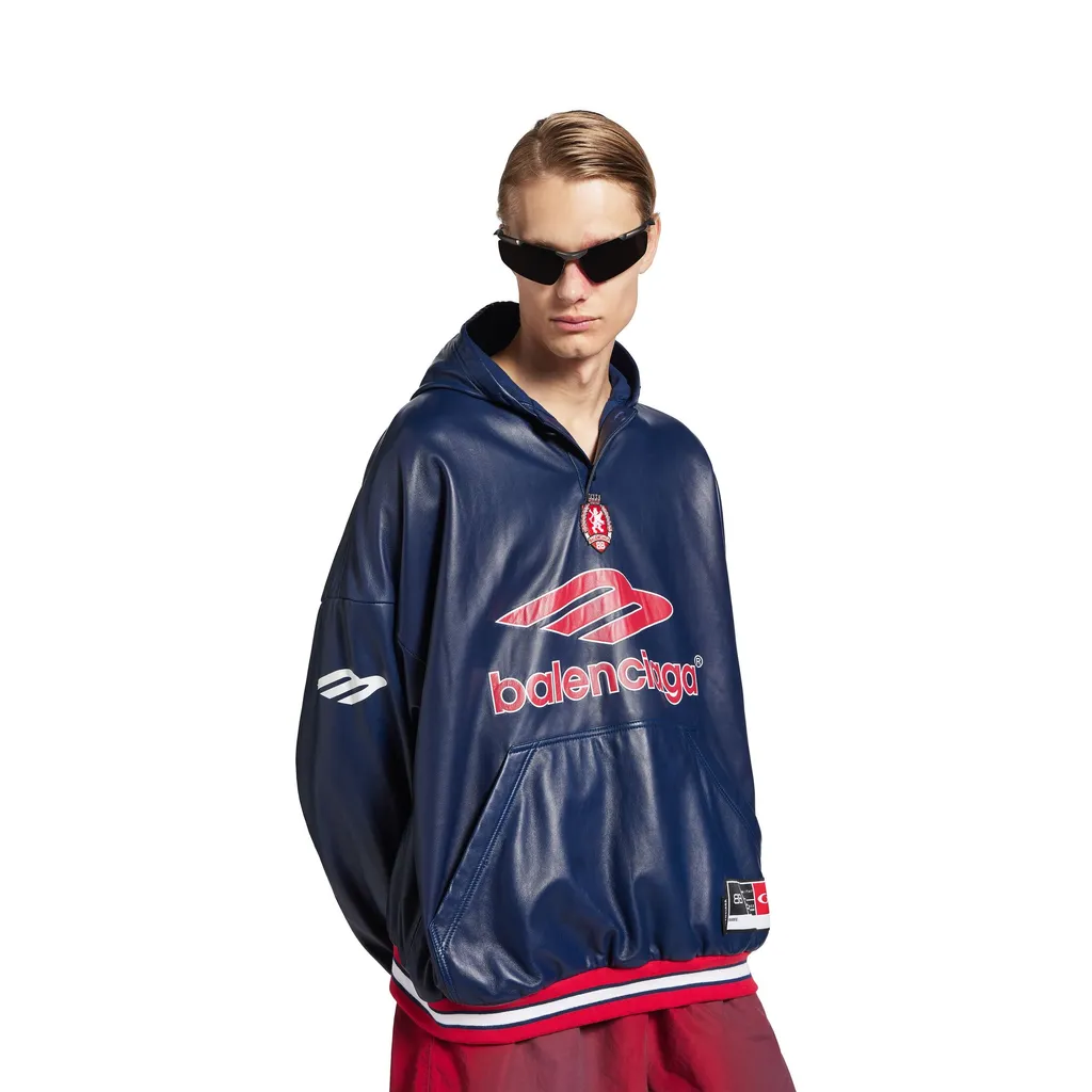 3B Football Polo Hoodie