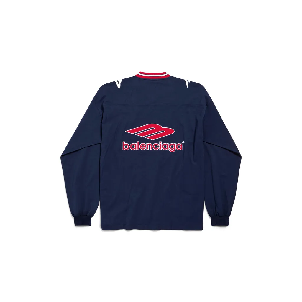 3B Football Long Sleeve V-Neck T-Shirt
