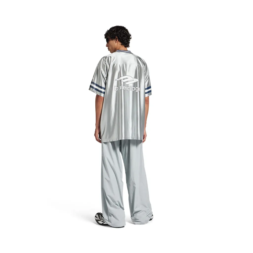 3B Football V-Neck T-Shirt Oversized
