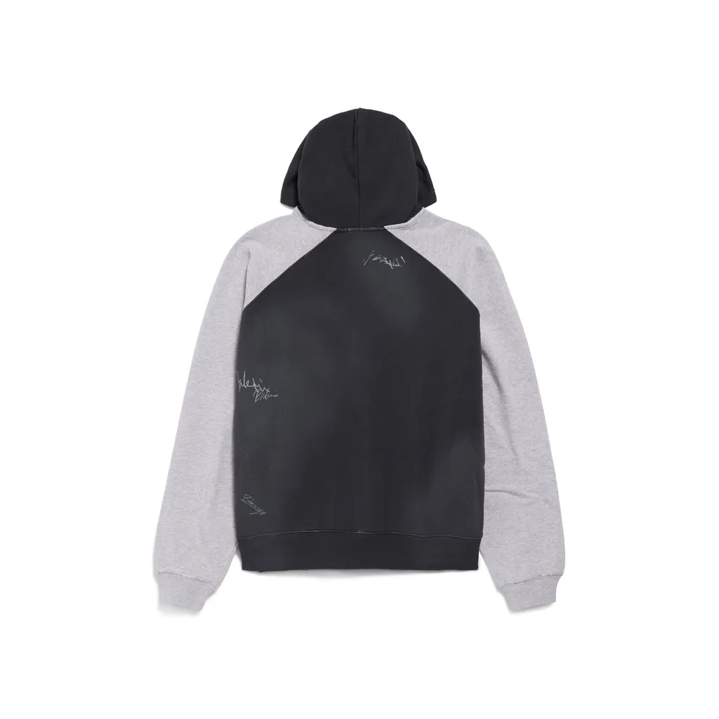 Banana Raglan Oversized Zip-Up Hoodie