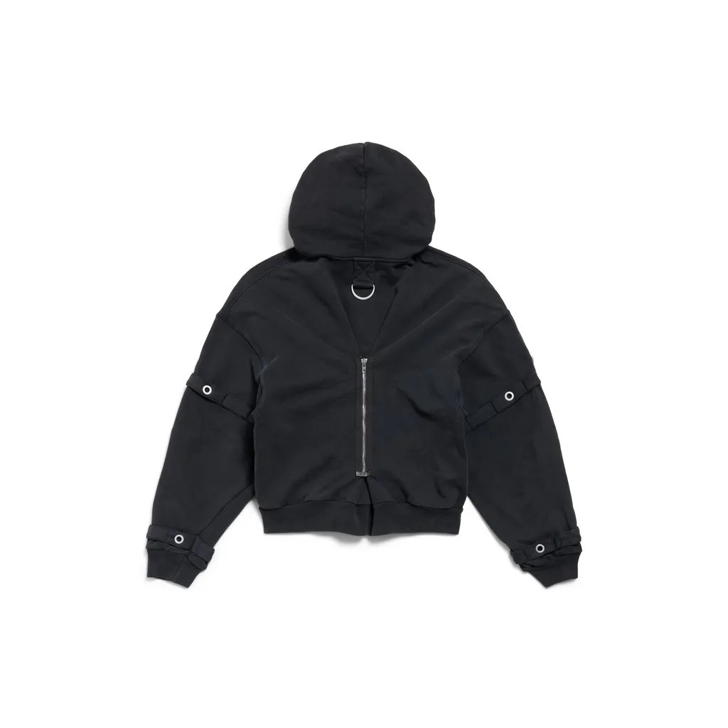 D-Ring Cargo Zip-Up Hoodie