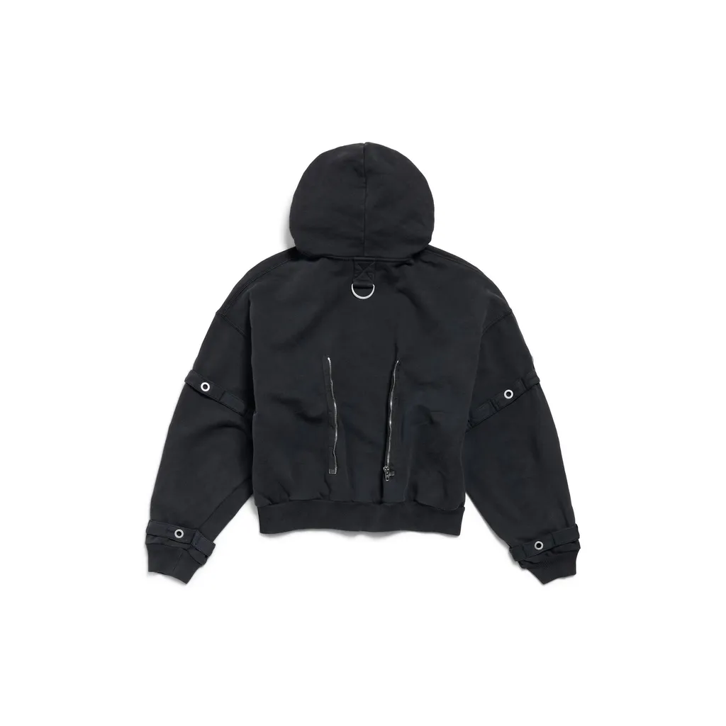 D-Ring Cargo Zip-Up Hoodie
