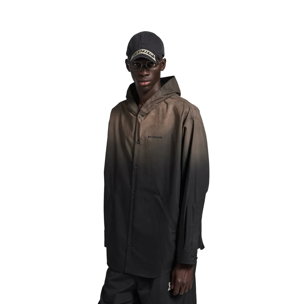 Hooded Oversized Shirt