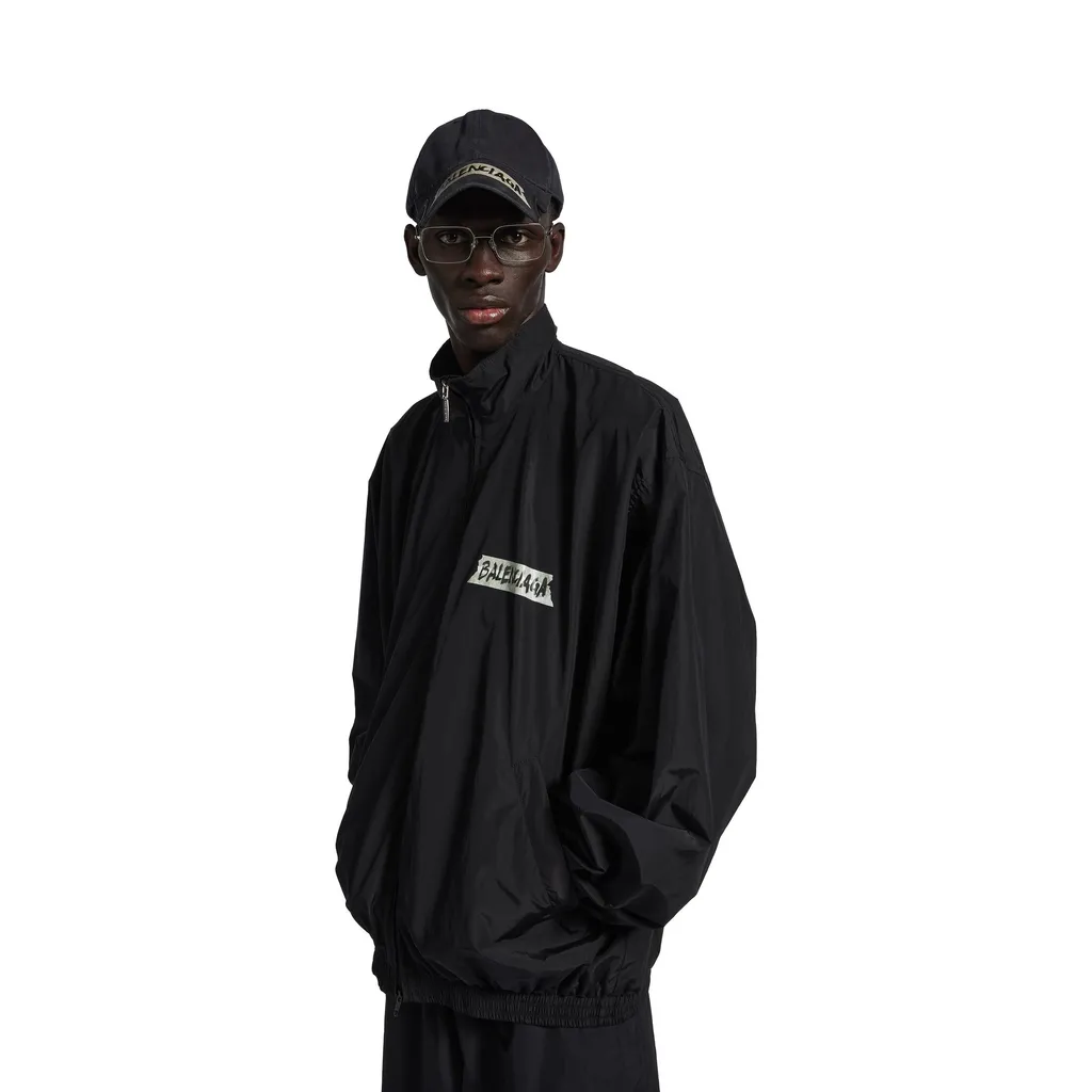 Masking Tape Tracksuit Jacket Medium Fit