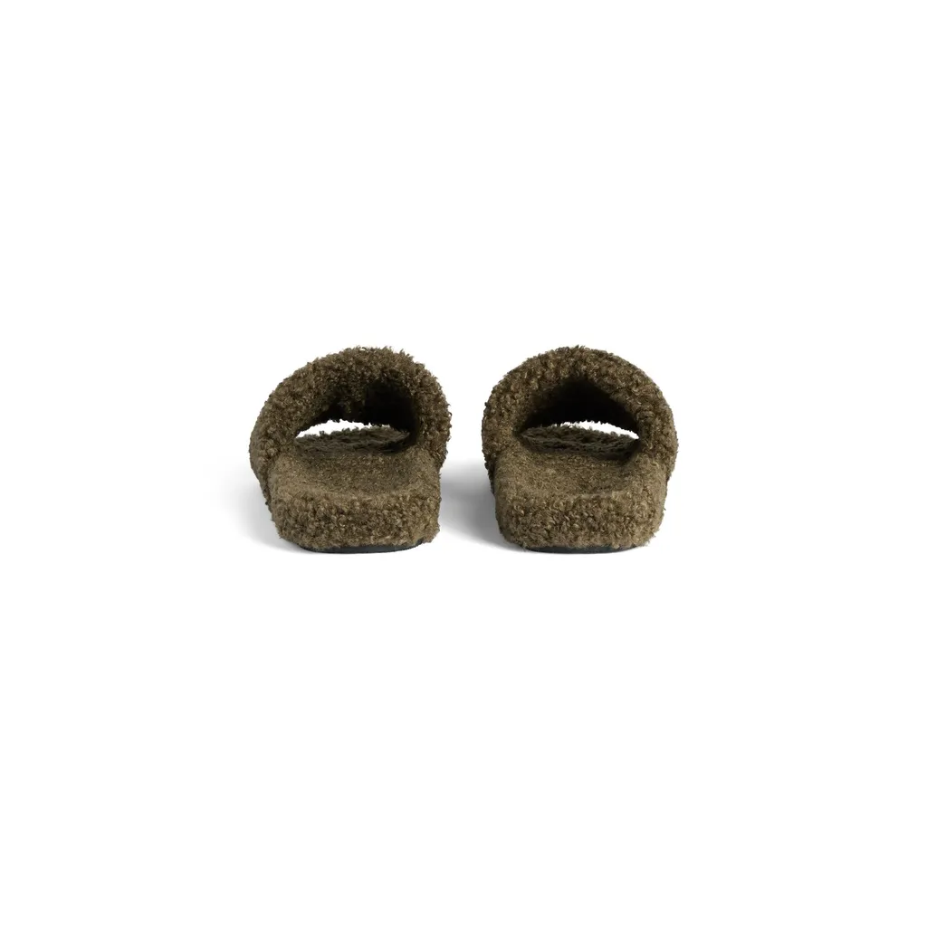 Furry Slide Sandal