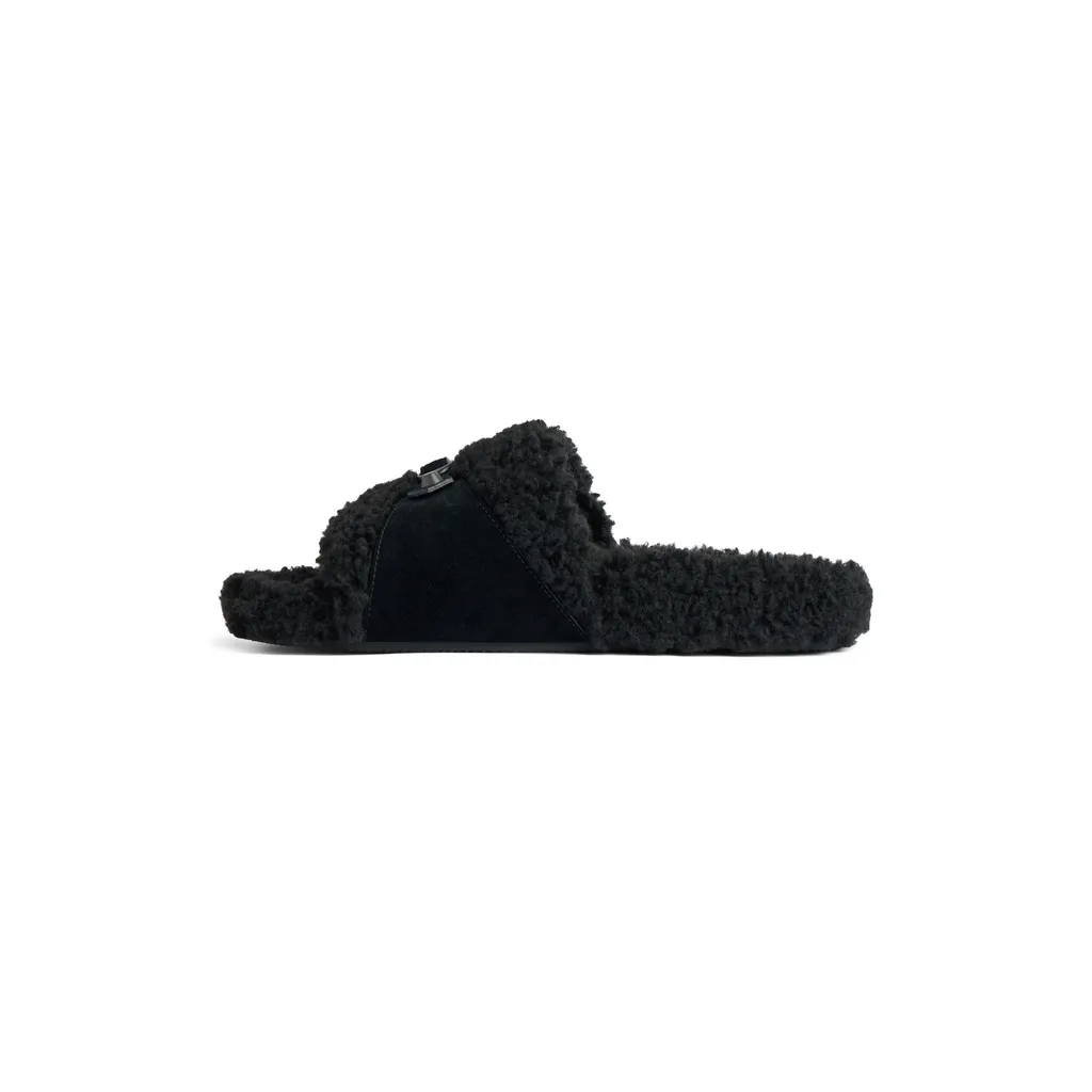 Furry Slide Sandal
