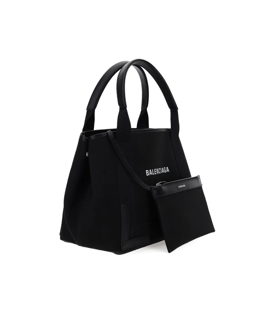 Navy Cabas Tote Bag