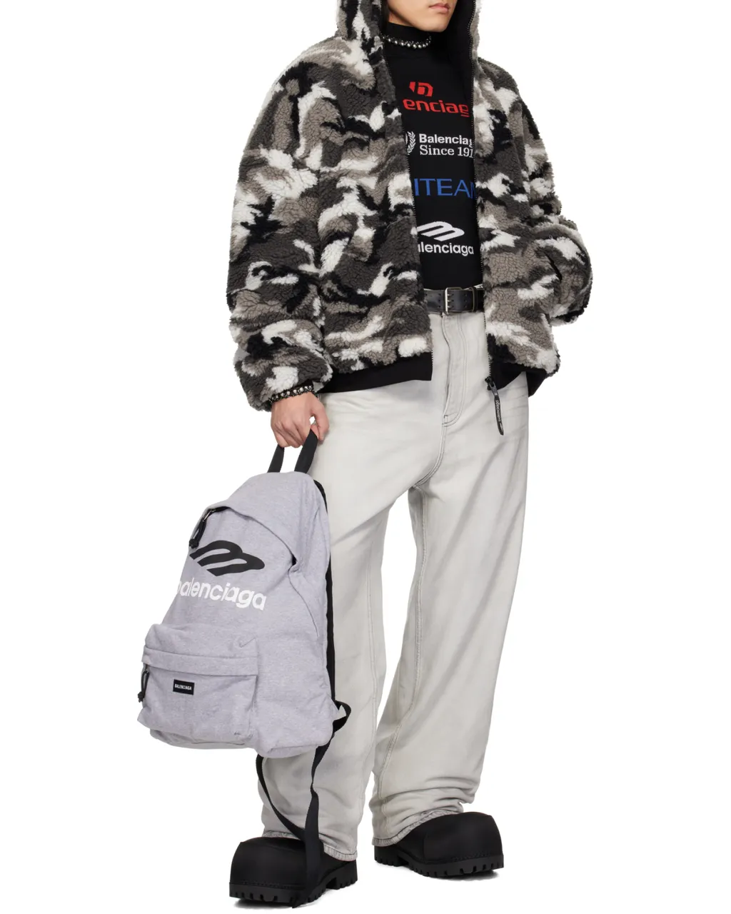 Logo Printed Backpack
