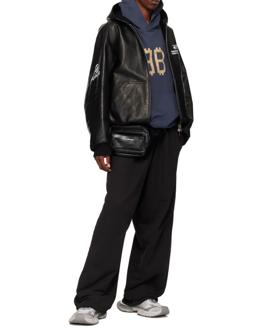 Logo Embossed Explorer Belt Bag