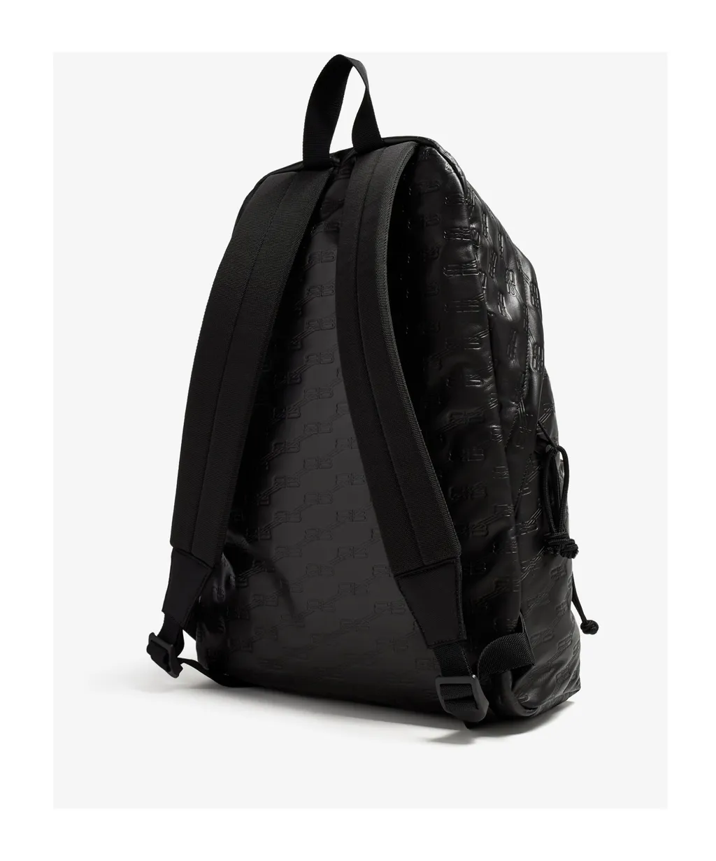 Logo Embossed Backpack