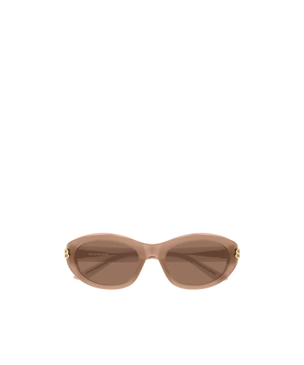 Oval-Frame Sunglasses