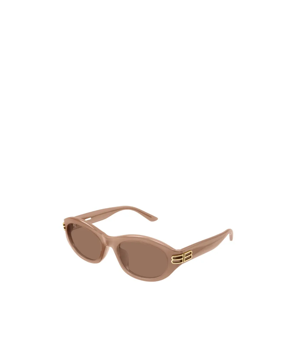 Oval-Frame Sunglasses