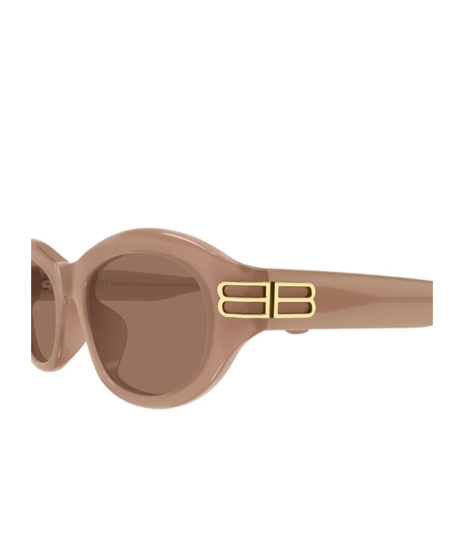 Oval-Frame Sunglasses