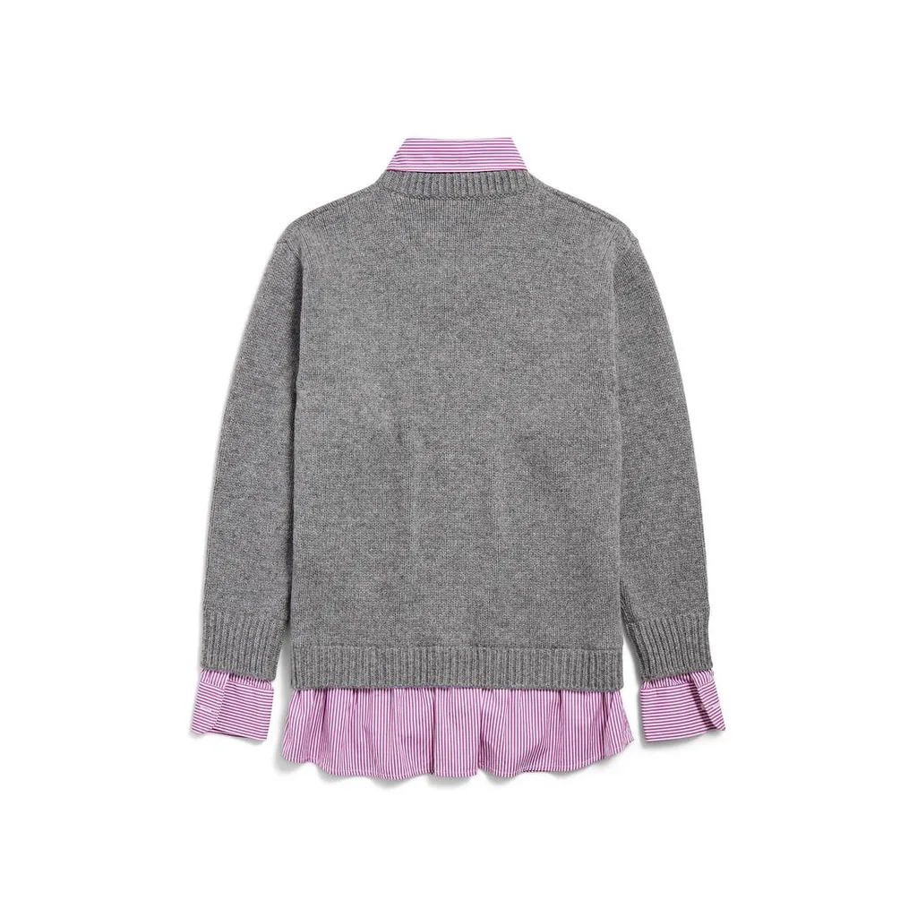 Layered V-Neck Sweater