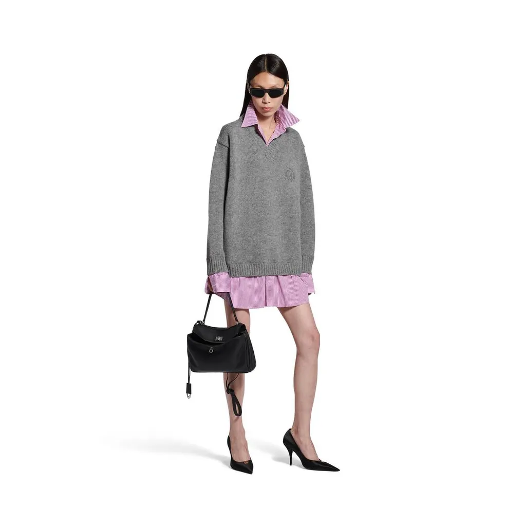 Layered V-Neck Sweater