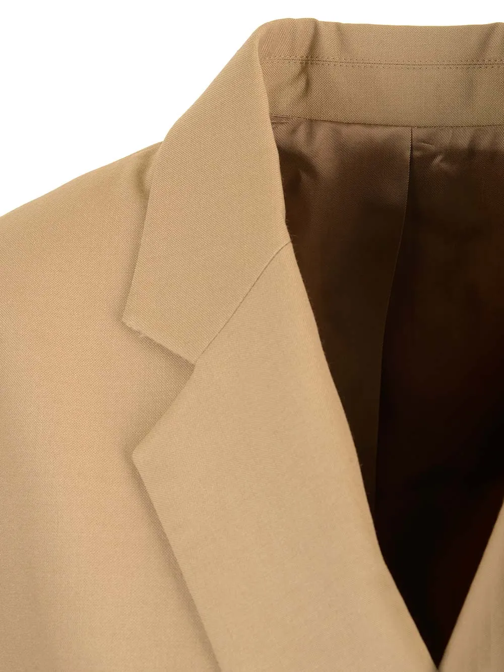 Pocketed Double-Breasted Blazer