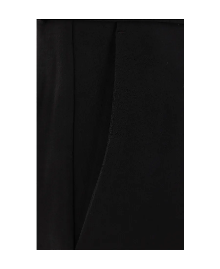 Belt-Looped Mid-Rise Trousers