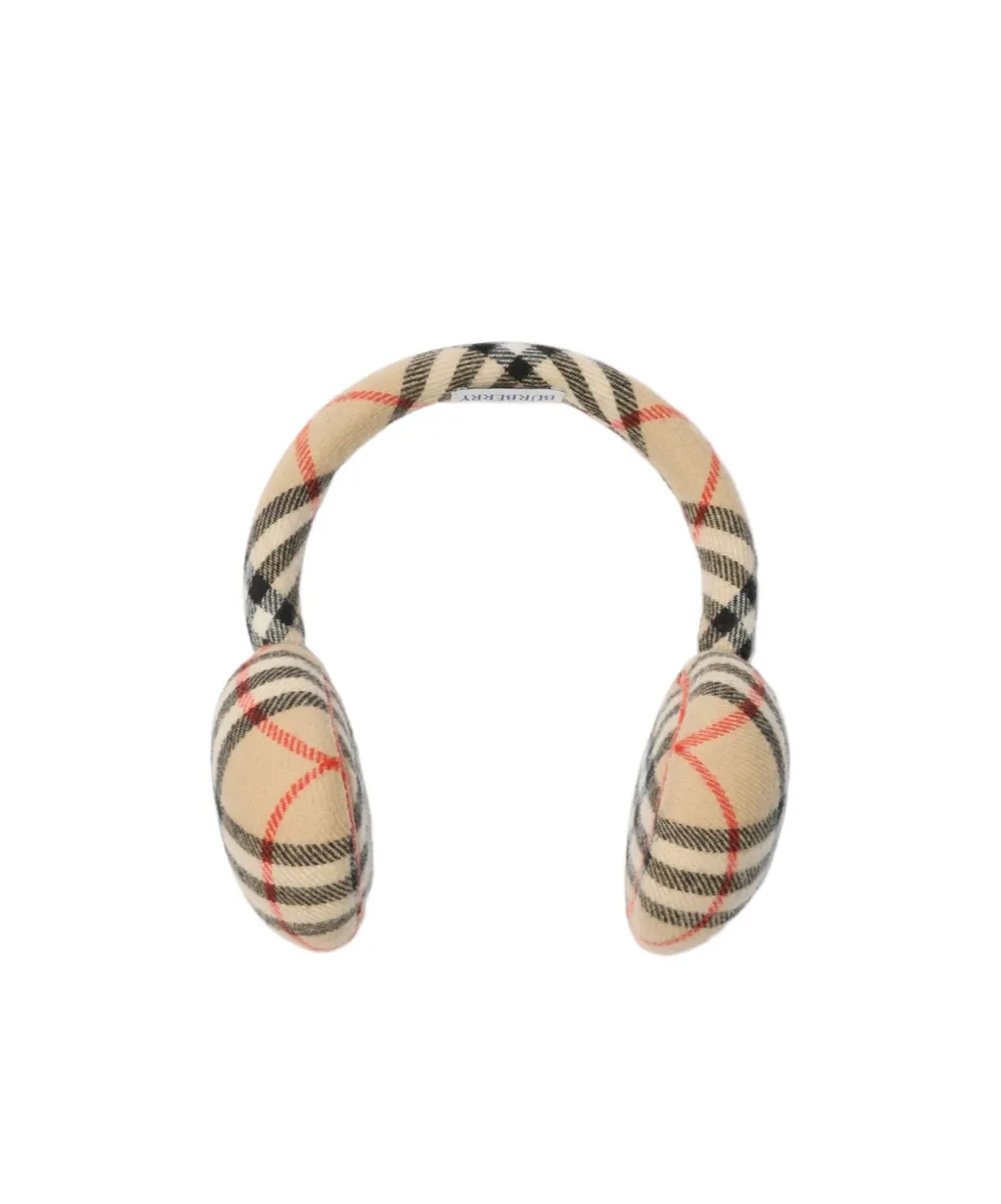 Check Patterned Earmuffs