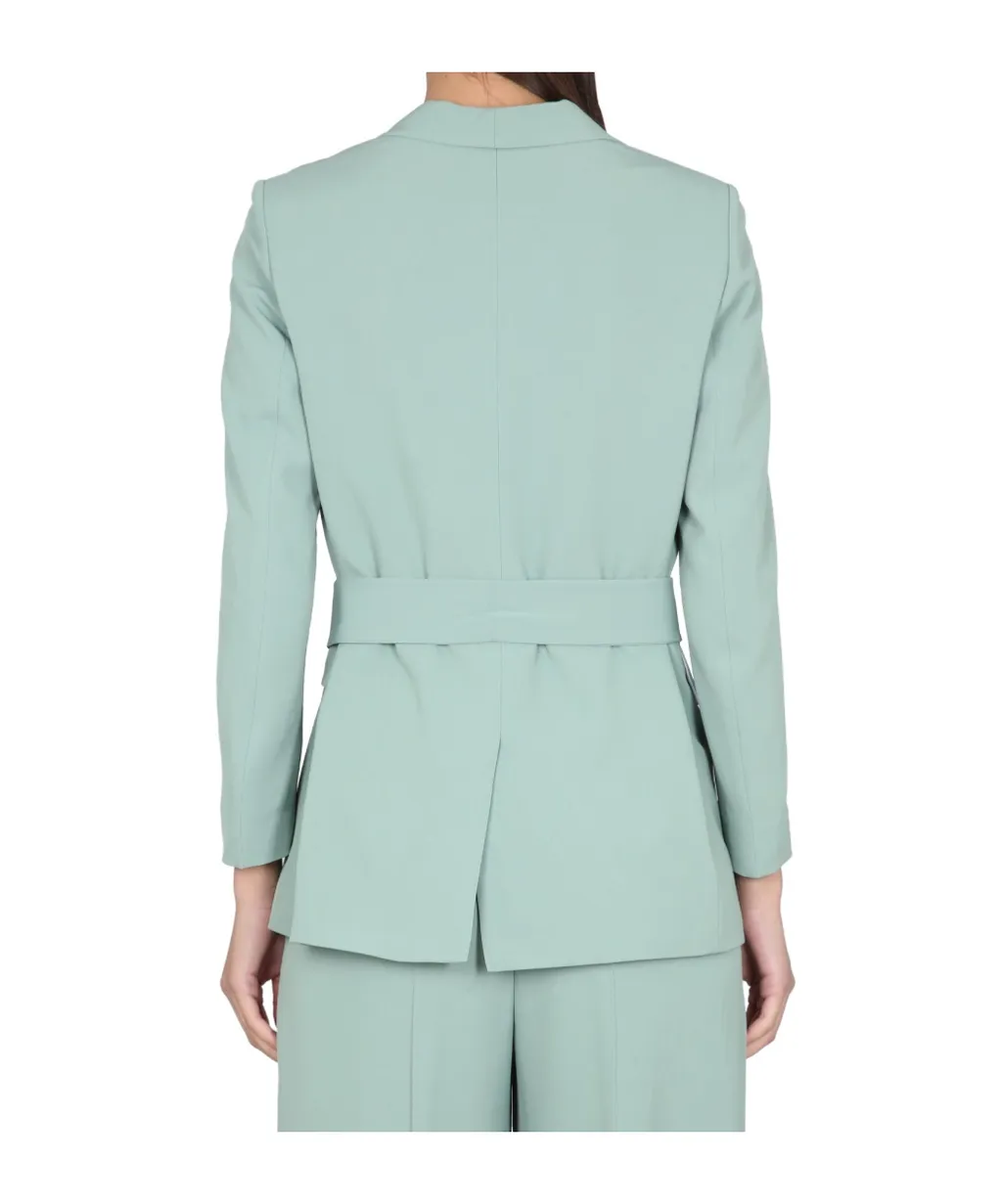 Belted Waist Regular Fit Jacket