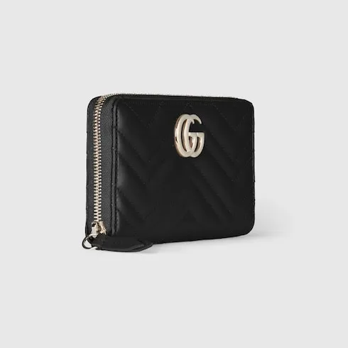 Gg Marmont Zip Around Wallet