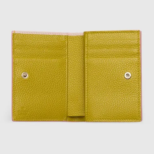 Bi-Colour Gg Marmont Small Wallet