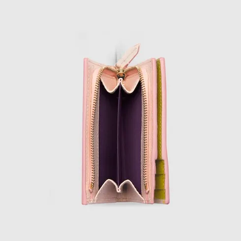 Bi-Colour Gg Marmont Small Wallet