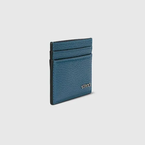Card Case With Gucci Script