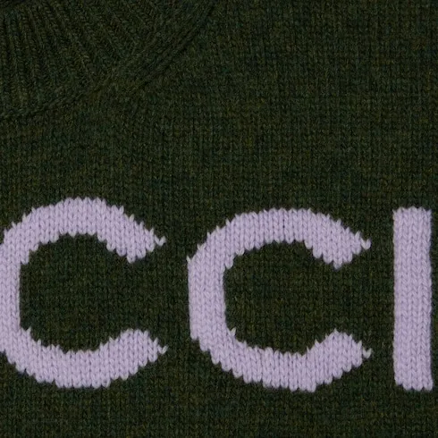 Wool Top With Gucci Intarsia