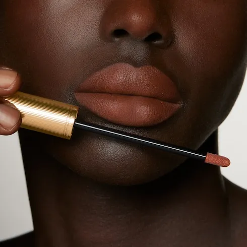 308 Lucy Dark Orange Liquid Matte Lipstick
