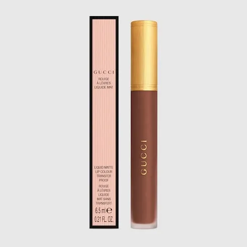 124 Emilie Brown Rouge à LÈVres Liquide Mat Lipstick
